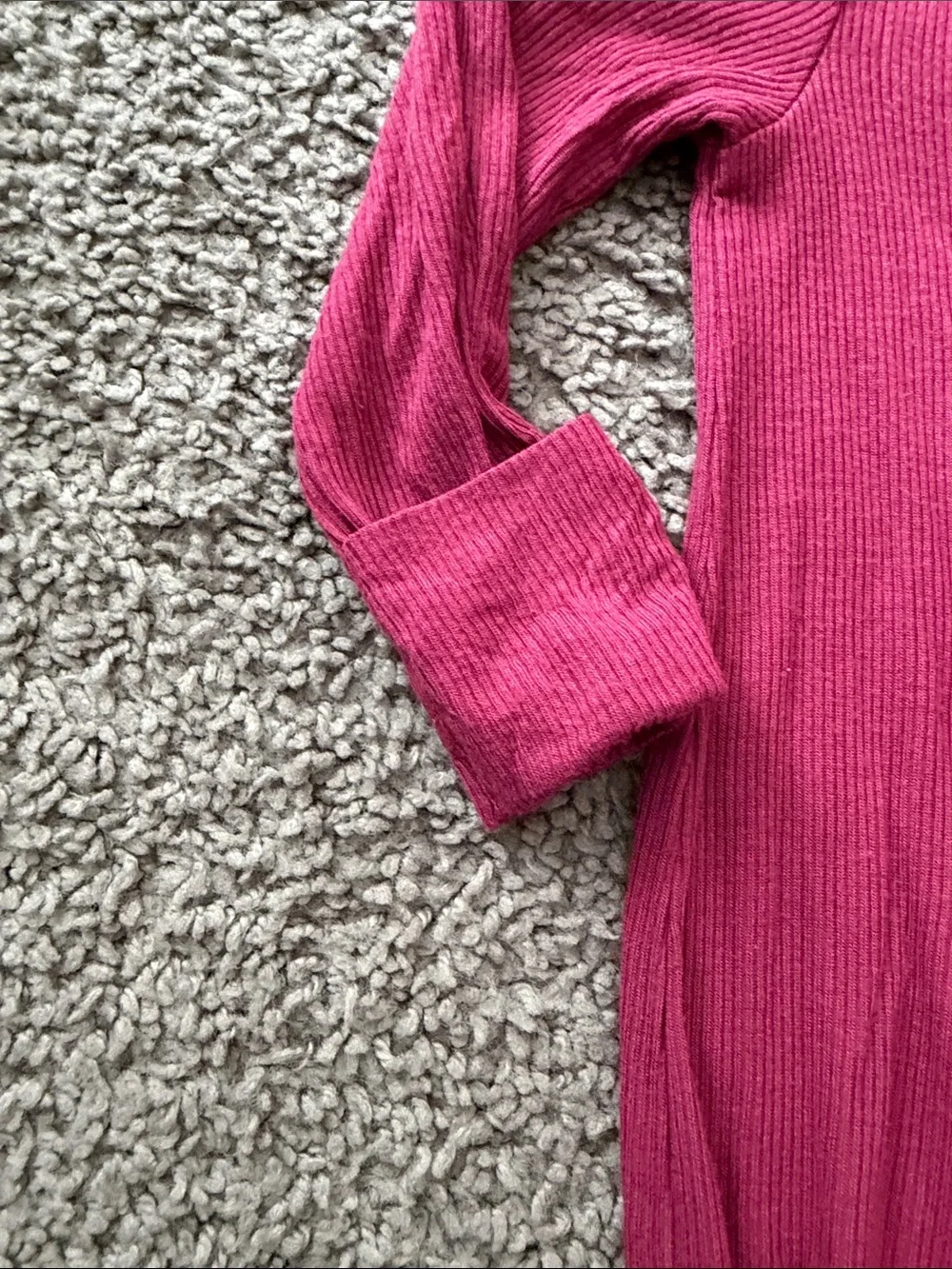Nike Magenta Kids Footed One-Piece Zipper Romper
